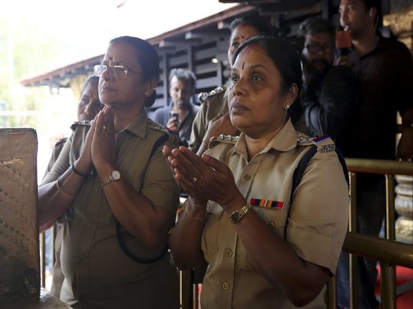 Police women in Sabarimala