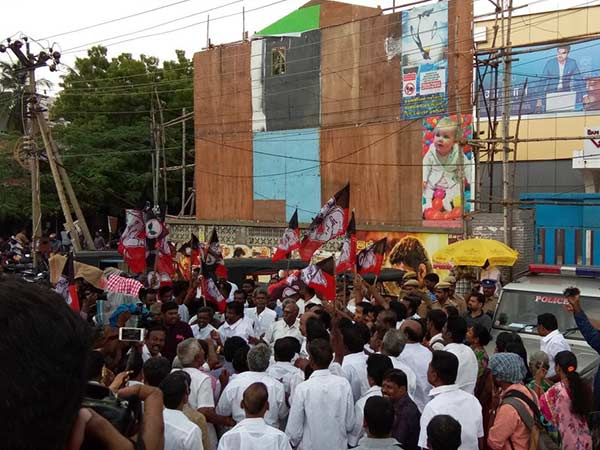 AIADMK protest