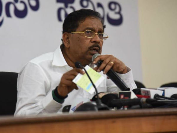 Deputy CM G Parameshwara