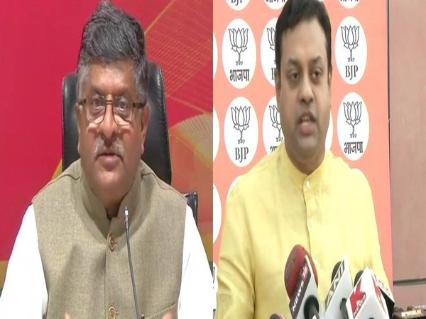 Sambit Patra and Ravi Shankar Prasad Sambit Patra and Ravi Shankar Prasad