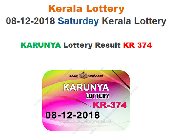 Kerala Lottery Result Today: Karunya KR-374 Today Lottery Results Kerala Lottery Result Today: Karunya KR-374 Today Lottery Results