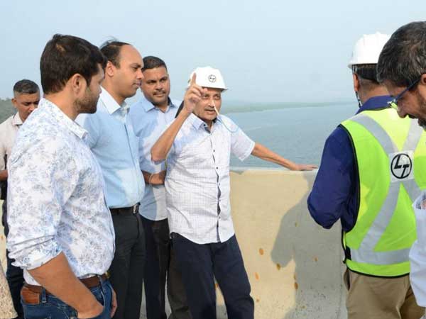 Goa Chief Minister Manohar Parrikar inspecting two under-construction bridges. File photo Goa Chief Minister Manohar Parrikar inspecting two under-construction bridges. File photo