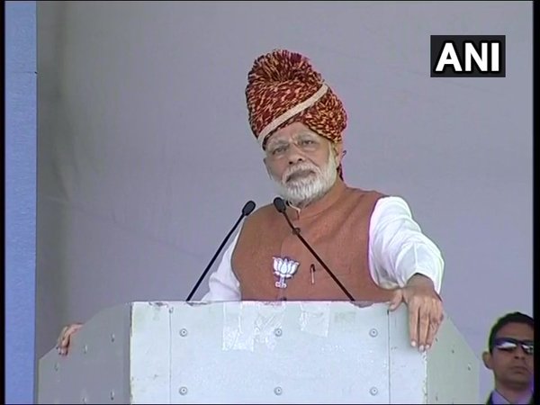 PM Modi addressing rally in Jodhpur