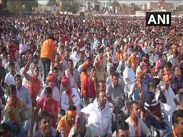 Crowd at PM Modi's rally in Jodhpur