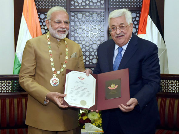 PM Modi in Palestine