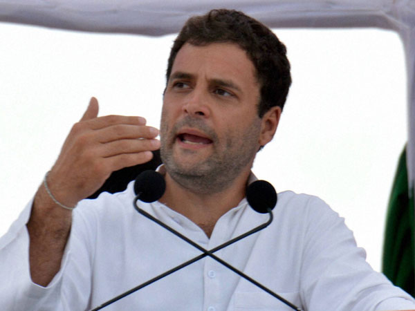 Congress president Rahul Gandhi