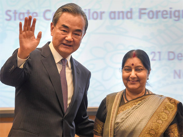 Union External Affairs Minister Sushma Swaraj and her Chinese counterpart Wang Yi Union External Affairs Minister Sushma Swaraj and her Chinese counterpart Wang Yi