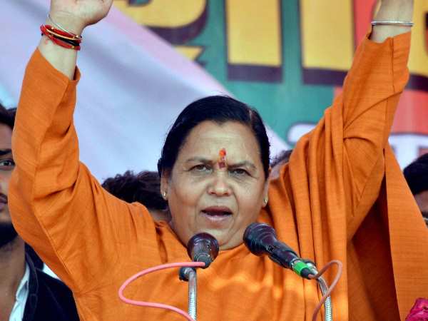 Union Minister Uma Bharti