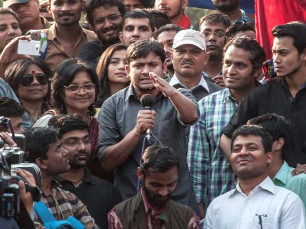 Kanhaiya Kumar led a procession and supported seditious slogans at JNU Kanhaiya Kumar led a procession and supported seditious slogans at JNU