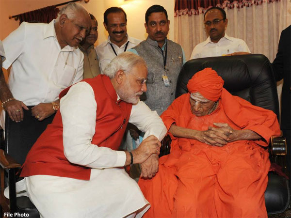 Shivakumara Swami passes away; PM Modi mourns Siddaganga seers death Shivakumara Swami passes away; PM Modi mourns Siddaganga seers death