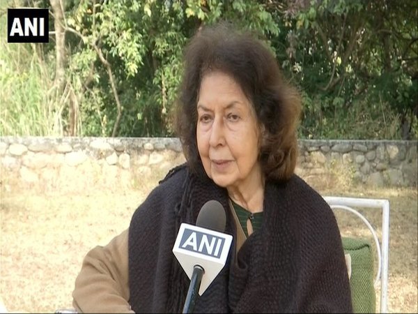 Nayantara Sahgal (Image courtesy - ANI/Twitter) Nayantara Sahgal (Image courtesy - ANI/Twitter)