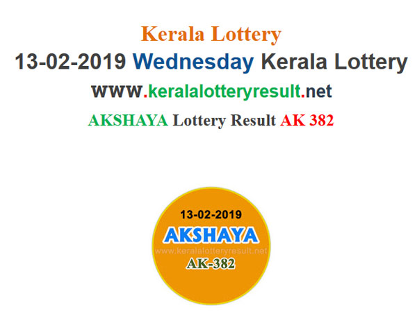 Kerala Lottery Result Today: Akshaya AK-382 Today Lottery results, win Rs 60 lakh Kerala Lottery Result Today: Akshaya AK-382 Today Lottery results, win Rs 60 lakh