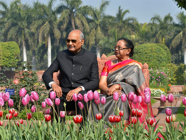 President Ram Nath Kovind and First Lady Savita Kovind