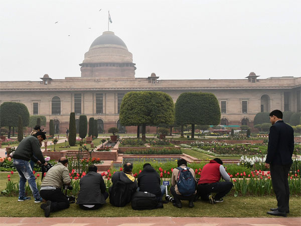 Media camerapersons click pictures