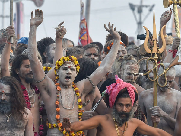 Naga Sadhus arrive to take a holy dip at Sangam on the auspicious Mauni Amavasya day during the Kumbh Mela, or pitcher festival, in Allahabad (Prayagraj). PTI file photo Naga Sadhus arrive to take a holy dip at Sangam on the auspicious Mauni Amavasya day during the Kumbh Mela, or pitcher festival, in Allahabad (Prayagraj). PTI file photo