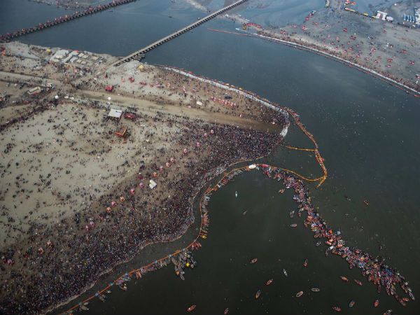 Kumbh Mela: World's largest single gathering of humanity.