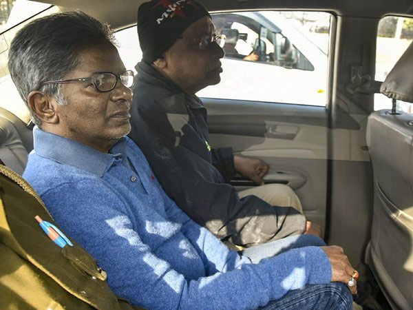 File photo of Rajiv Saxena on his way to be produced at court by Enforcement Directorate (Image - PTI File photo of Rajiv Saxena on his way to be produced at court by Enforcement Directorate (Image - PTI