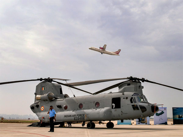 CH-47F(I) Chinook helicopter during its induction into the Indian Air Force, at Air Force Station Chandigarh, Monday, March 25, 2019. (PTI Photo) CH-47F(I) Chinook helicopter during its induction into the Indian Air Force, at Air Force Station Chandigarh, Monday, March 25, 2019. (PTI Photo)