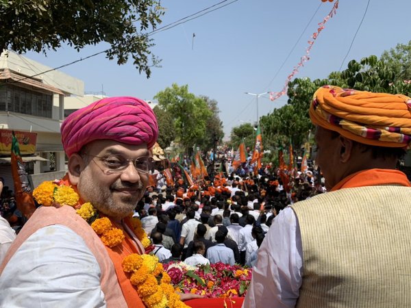 Amit Shah in Gandhinagar