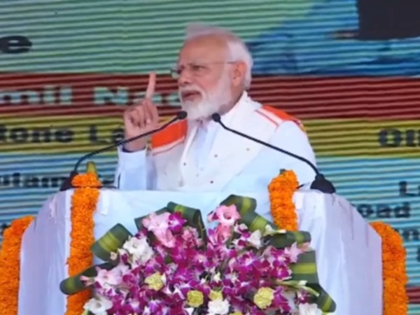 Prime Minister Narendra Modi in Kanyakumari. Courtesy: @BJP4India Prime Minister Narendra Modi in Kanyakumari. Courtesy: @BJP4India