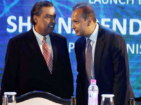 Anil Ambani thanks elder brother Mukesh for clearing Rs 550 crore Ericsson debt Anil Ambani thanks elder brother Mukesh for clearing Rs 550 crore Ericsson debt