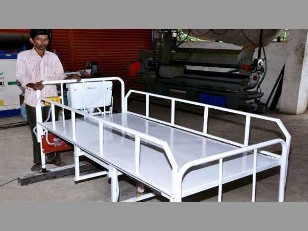 Tamil Nadu welding labourer makes remote-controlled bed for ailing wife; gets awarded Tamil Nadu welding labourer makes remote-controlled bed for ailing wife; gets awarded