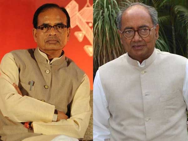 File photo of Digvijaya Singh and Shivraj Singh Chouhan File photo of Digvijaya Singh and Shivraj Singh Chouhan
