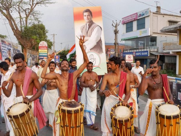 UDF supporters in Wayanad