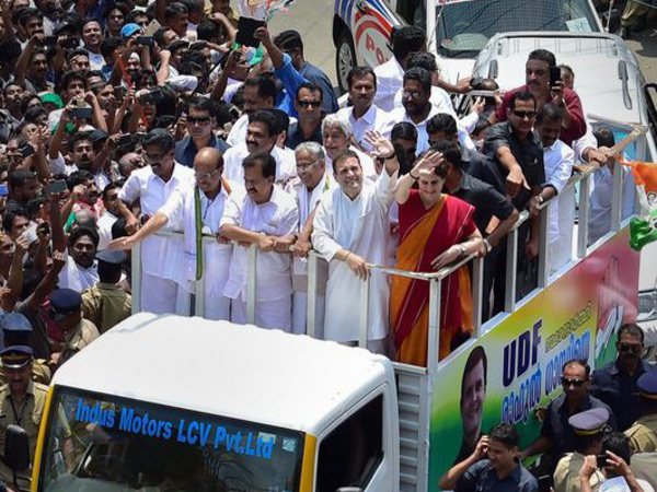 Rahul Gandhi's rally in Wayanad