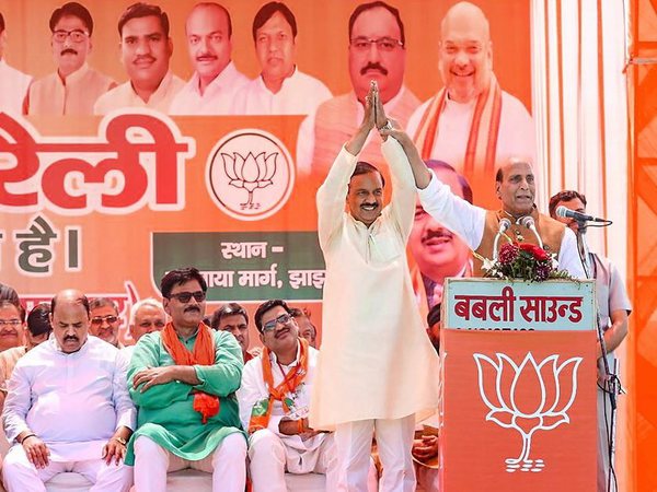 Rajnath Singh campaign for Mahesh Sharma