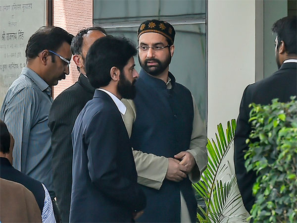 Moderate separatist leader Mirwaiz Umar Farooq arrives at National Investigation Agency (NIA) in connection with a case related to terror funding, in New Delhi Moderate separatist leader Mirwaiz Umar Farooq arrives at National Investigation Agency (NIA) in connection with a case related to terror funding, in New Delhi