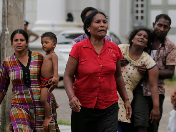 Relatives of a blast victim grieve outside a morgue in Colombo, Sri Lanka, Sunday, April 21, 2019. More than hundred were killed and hundreds more hospitalized with injuries from eight blasts that rocked churches and hotels in and just outside of Sri Lankas capital on Easter Sunday Relatives of a blast victim grieve outside a morgue in Colombo, Sri Lanka, Sunday, April 21, 2019. More than hundred were killed and hundreds more hospitalized with injuries from eight blasts that rocked churches and hotels in and just outside of Sri Lankas capital on Easter Sunday