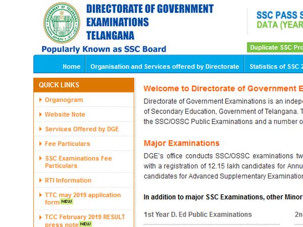 Telangana TS SSC Class 10 results 2019 date updates and websites to check Telangana TS SSC Class 10 results 2019 date updates and websites to check