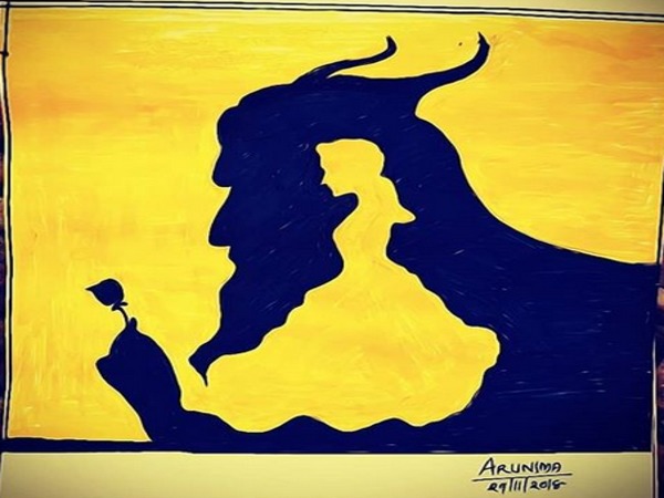 One of Arunimas paintings One of Arunimas paintings