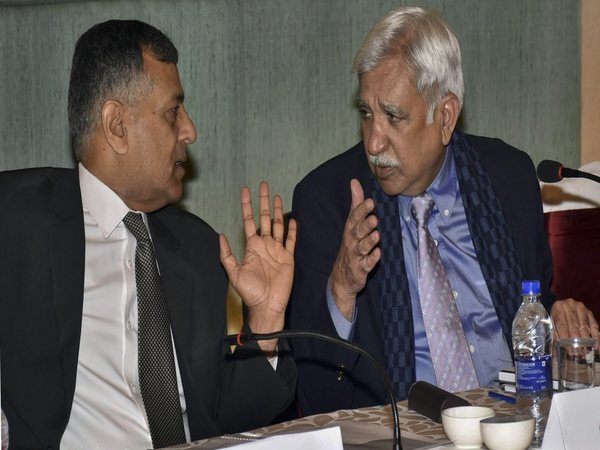 Chief Election Commissioner Sunil Arora and Election Commissioner Ashok Lavasa during a review meeting. PTI file photo Chief Election Commissioner Sunil Arora and Election Commissioner Ashok Lavasa during a review meeting. PTI file photo