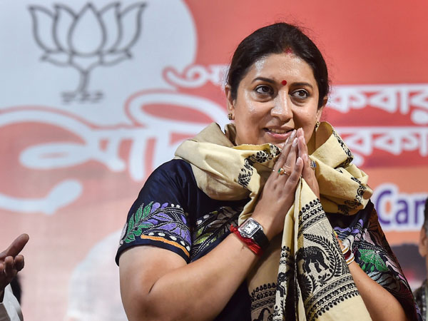 Union minister Smriti Irani Union minister Smriti Irani