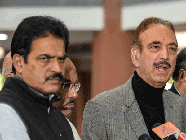 Congress leader Ghulam Nabi Azad and AICC general secretary in-charge of the state K C Venugopal Congress leader Ghulam Nabi Azad and AICC general secretary in-charge of the state K C Venugopal