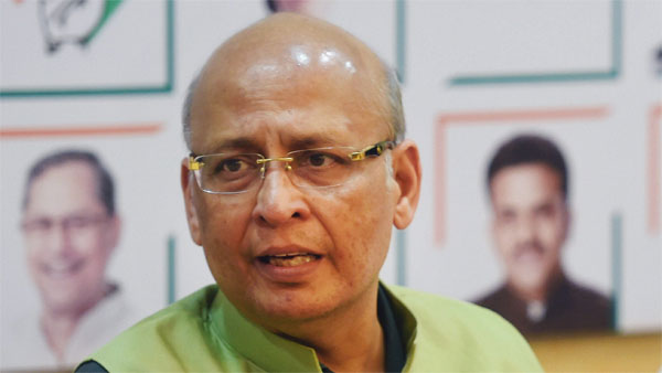 Congress leader Abhishek Manu Singhvi Congress leader Abhishek Manu Singhvi