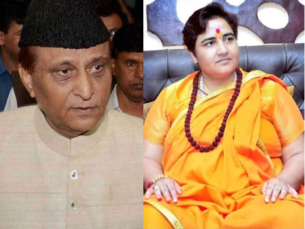 Azam Khan stokes controversy, says Madrasas dont breed nature like Godse, Pragya Thakur Azam Khan stokes controversy, says Madrasas dont breed nature like Godse, Pragya Thakur