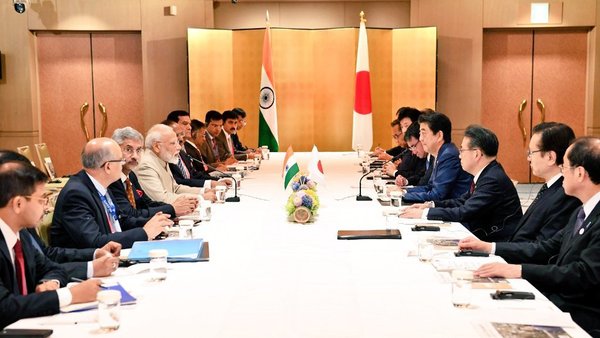 PM in Osaka: Modi meets Japanese counterpart Abe, discusses topics of mutual interest PM in Osaka: Modi meets Japanese counterpart Abe, discusses topics of mutual interest