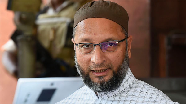 AIMIM MP from Hyderabad Asaduddin Owaisi at Parliament House AIMIM MP from Hyderabad Asaduddin Owaisi at Parliament House