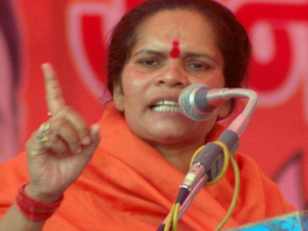 File photo of Sadhvi Prachi File photo of Sadhvi Prachi