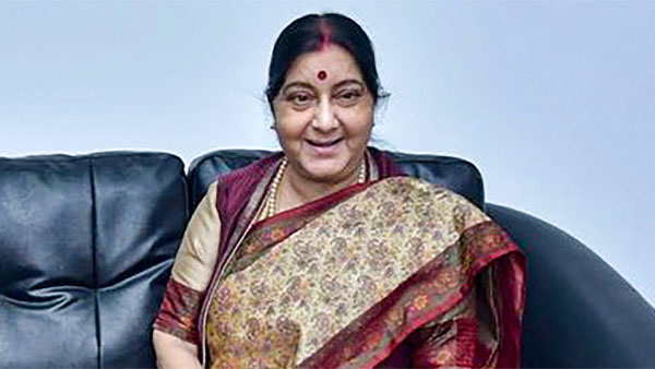 Former external affairs minister Sushma Swaraj Former external affairs minister Sushma Swaraj
