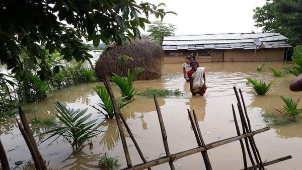 Thousands of villages inundated