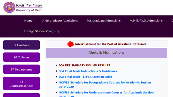 DU Admission 2019: A big challenge for outstation students DU Admission 2019: A big challenge for outstation students
