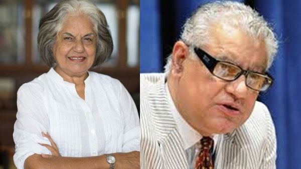 Senior lawyers Anand Grover and Indira Jaising Senior lawyers Anand Grover and Indira Jaising