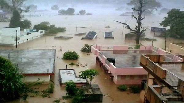 File photo of submerged buildings in Rishikesh (PTI image) File photo of submerged buildings in Rishikesh (PTI image)