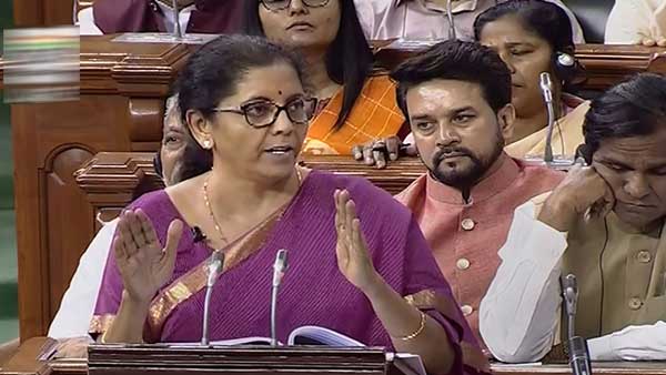Finance Minister Nirmala Sitharaman Finance Minister Nirmala Sitharaman