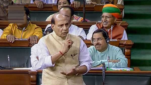 No relation with developments in Karnataka: Rajnath Singh No relation with developments in Karnataka: Rajnath Singh