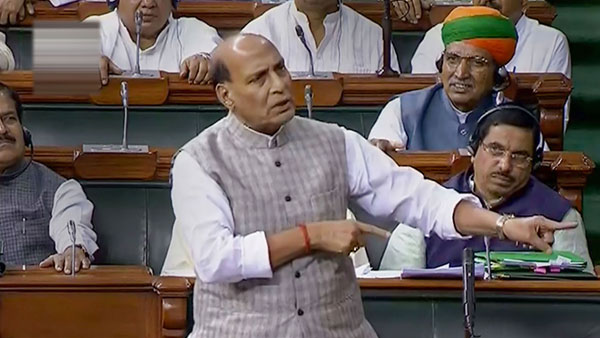 No question of mediation on Kashmir: Rajnath Singh No question of mediation on Kashmir: Rajnath Singh